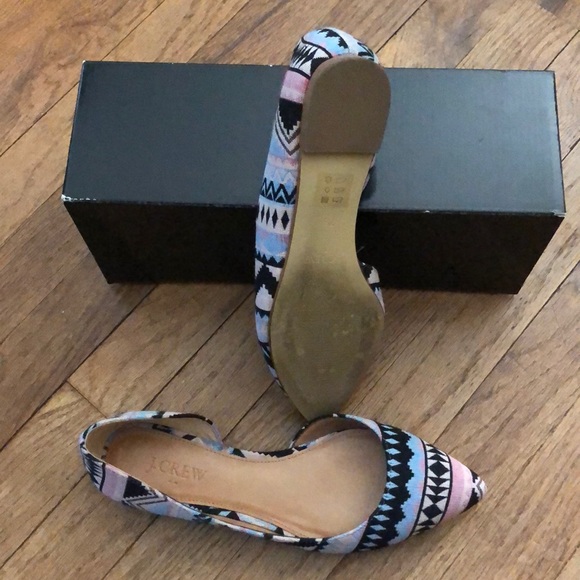 J. Crew factory woven d’orsay flats - Picture 2 of 3